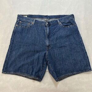 Levis Premium Lot 468 Mens Denim Shorts Blue Medium Wash Size 44 W44 L10
